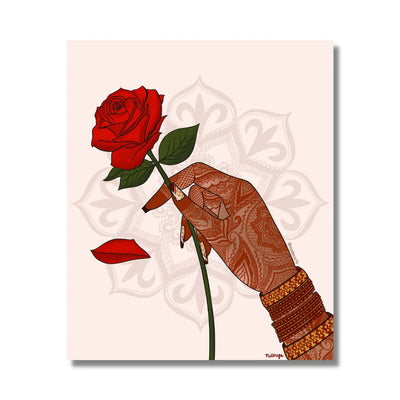 Stop & Smell the Roses Desi Print