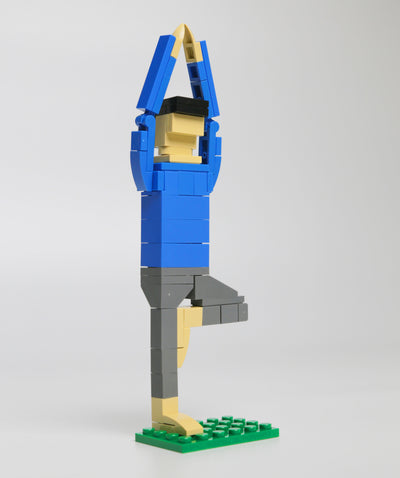 Yoga Asanas Building Blocks Set