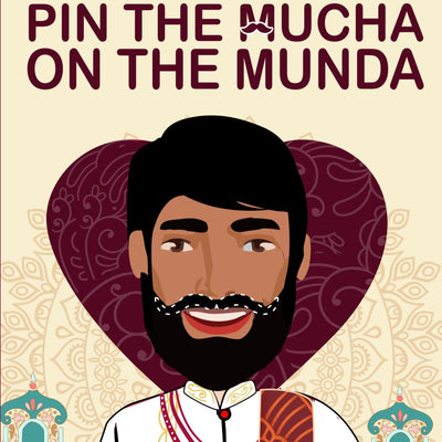 Pin the Mucha game by Asian Event Store