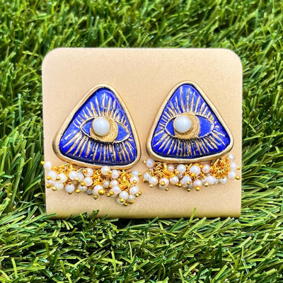 Nazar Studs by Darling Delights 