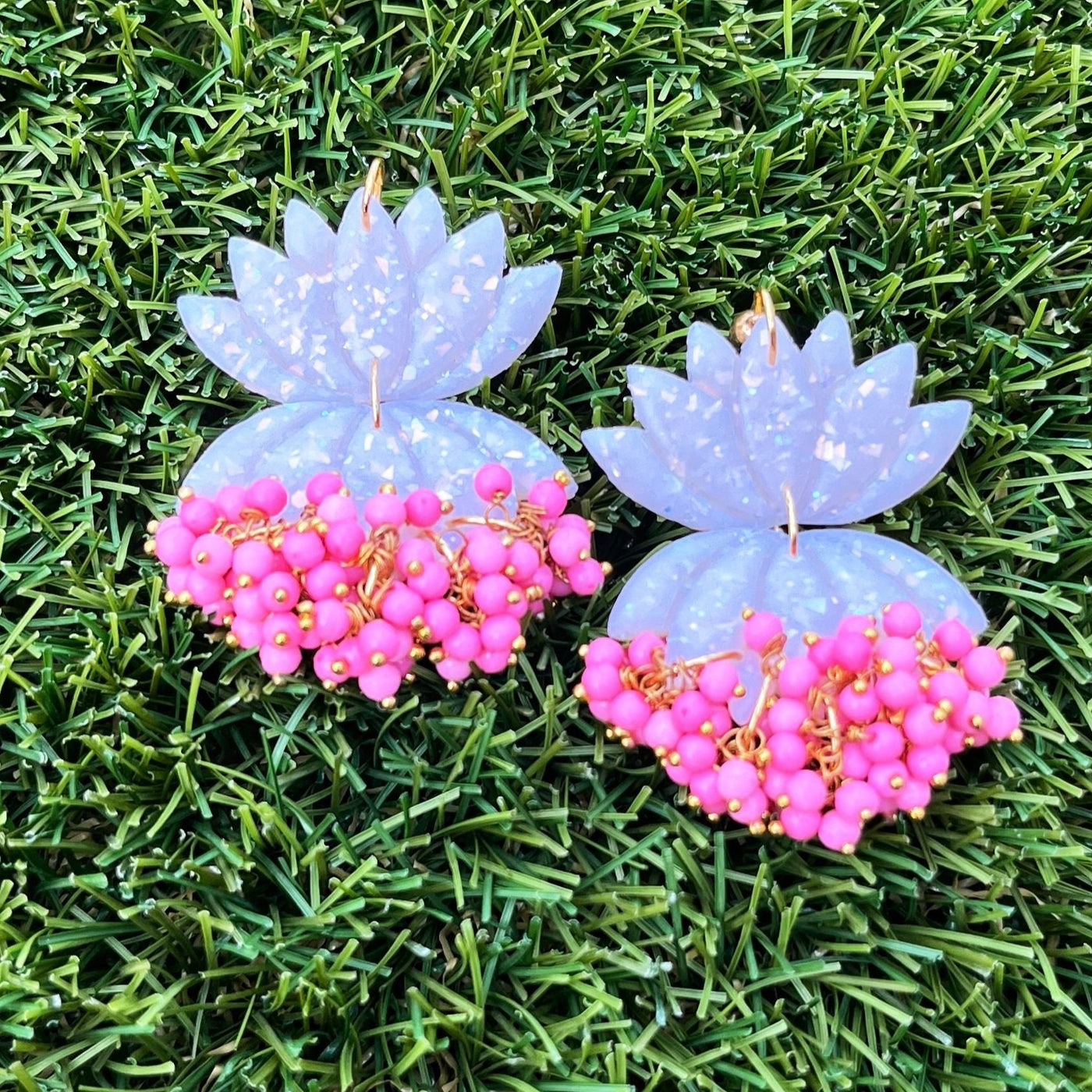 Mirrored Lotus Drops by Darling Delights