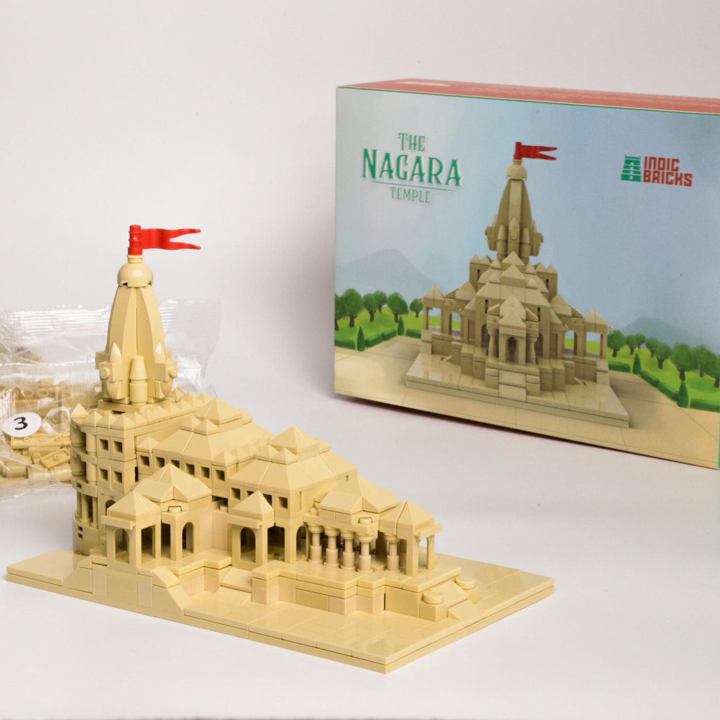 Nagara Temple Set by Indic Bricks