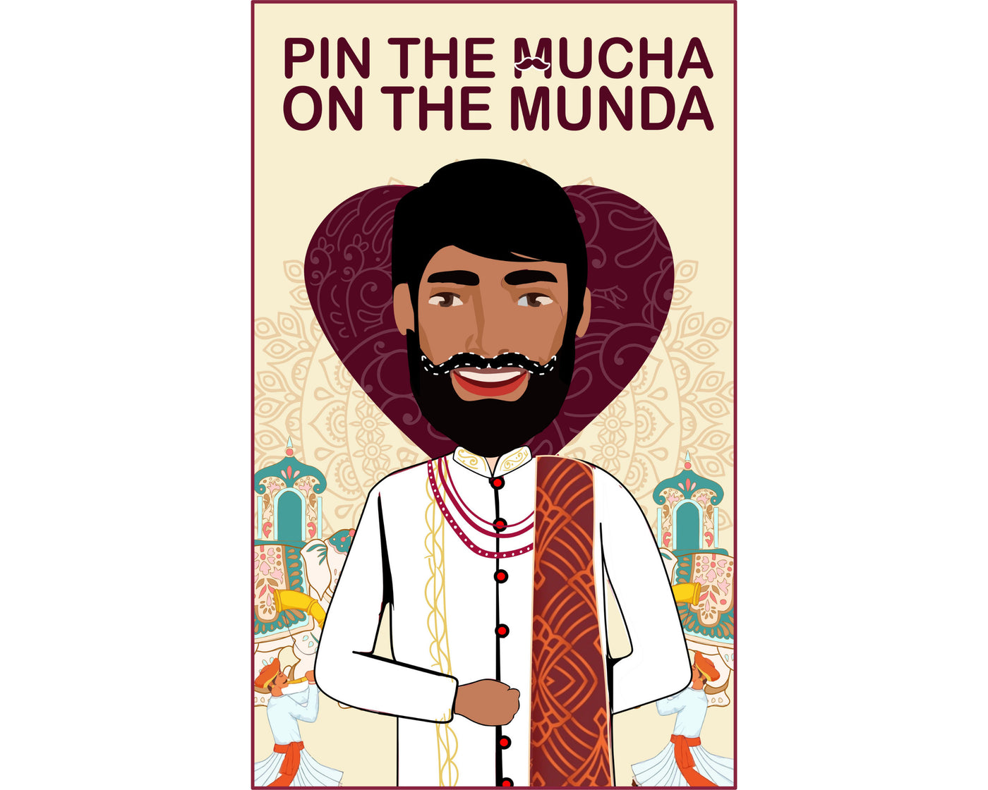 Pin the Mucha on the Munda Game