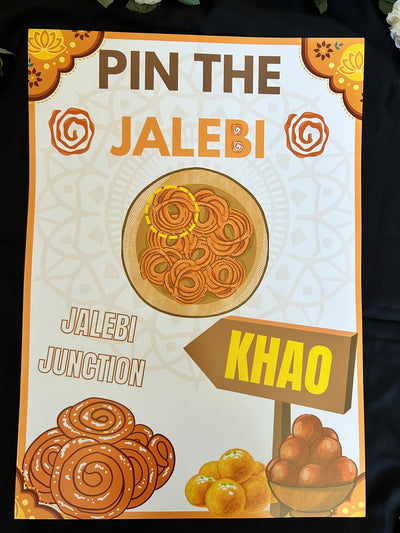 Pin the Jalebi- Asian Event Game