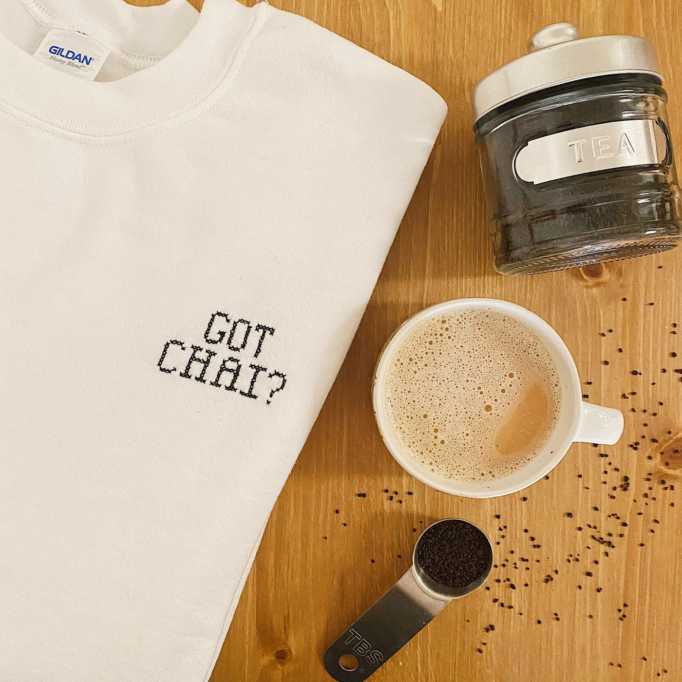 Got Chai? Crewneck/Sweatshirt (100% of Proceeds Donated) - Original Design