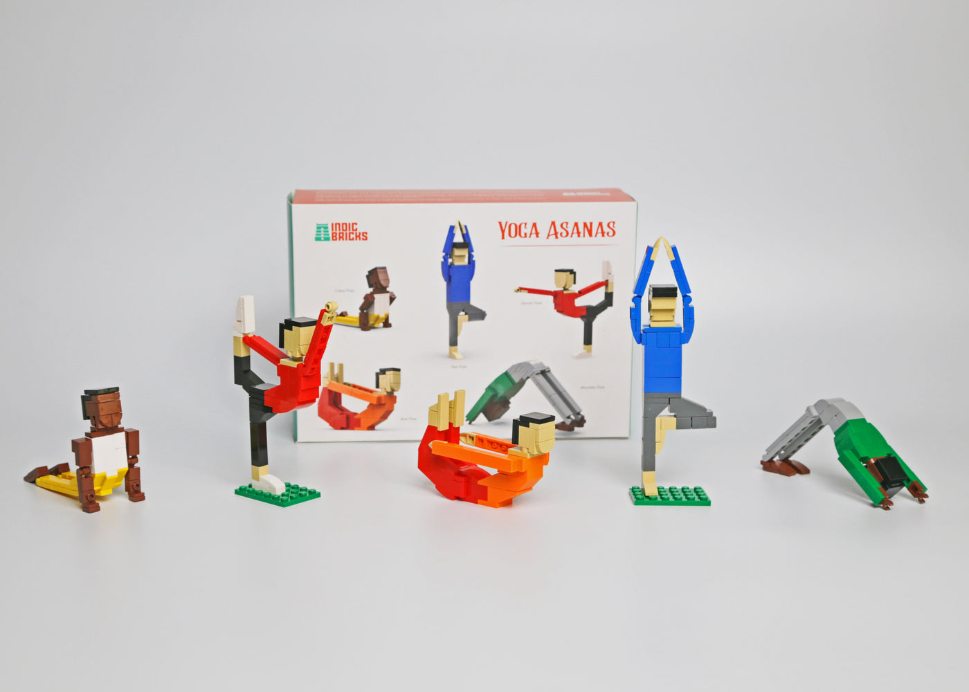 Yoga Asanas Building Blocks Set