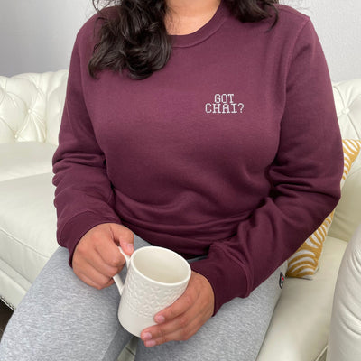 Got Chai? Crewneck/Sweatshirt (100% of Proceeds Donated) - Original Design