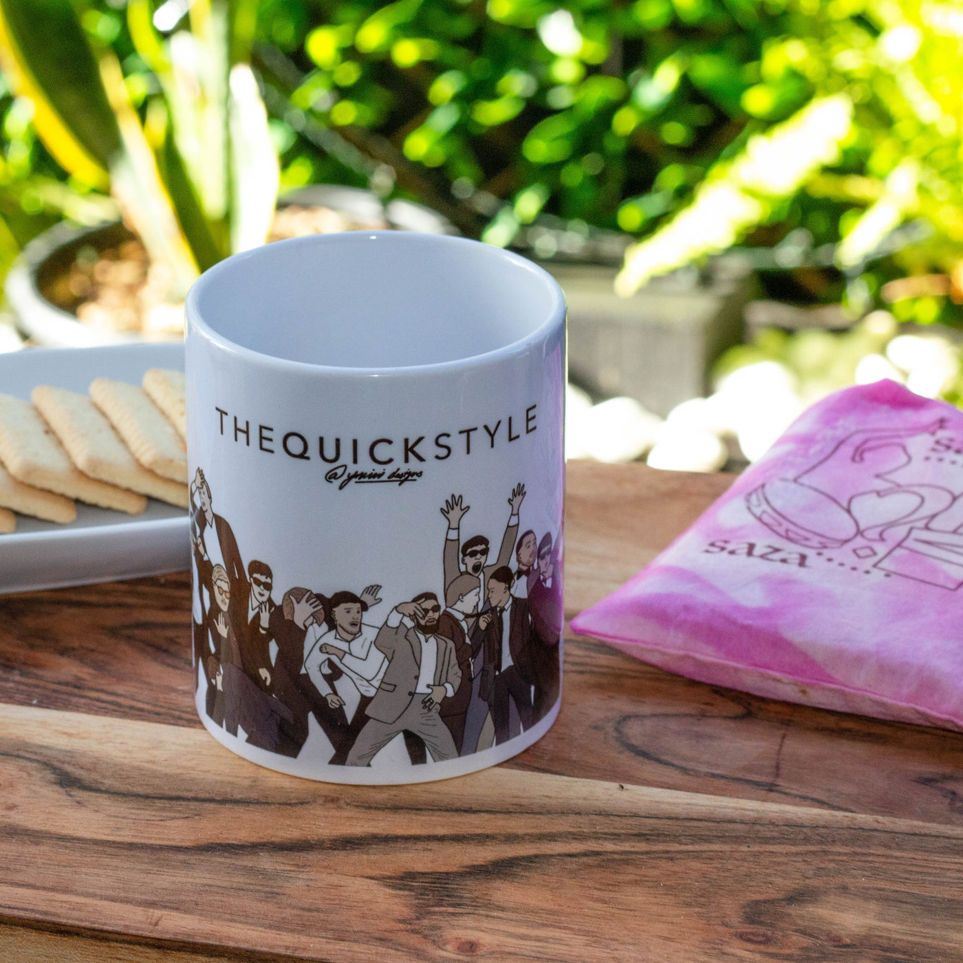 The quickstyle crew mug by Ymini Designs