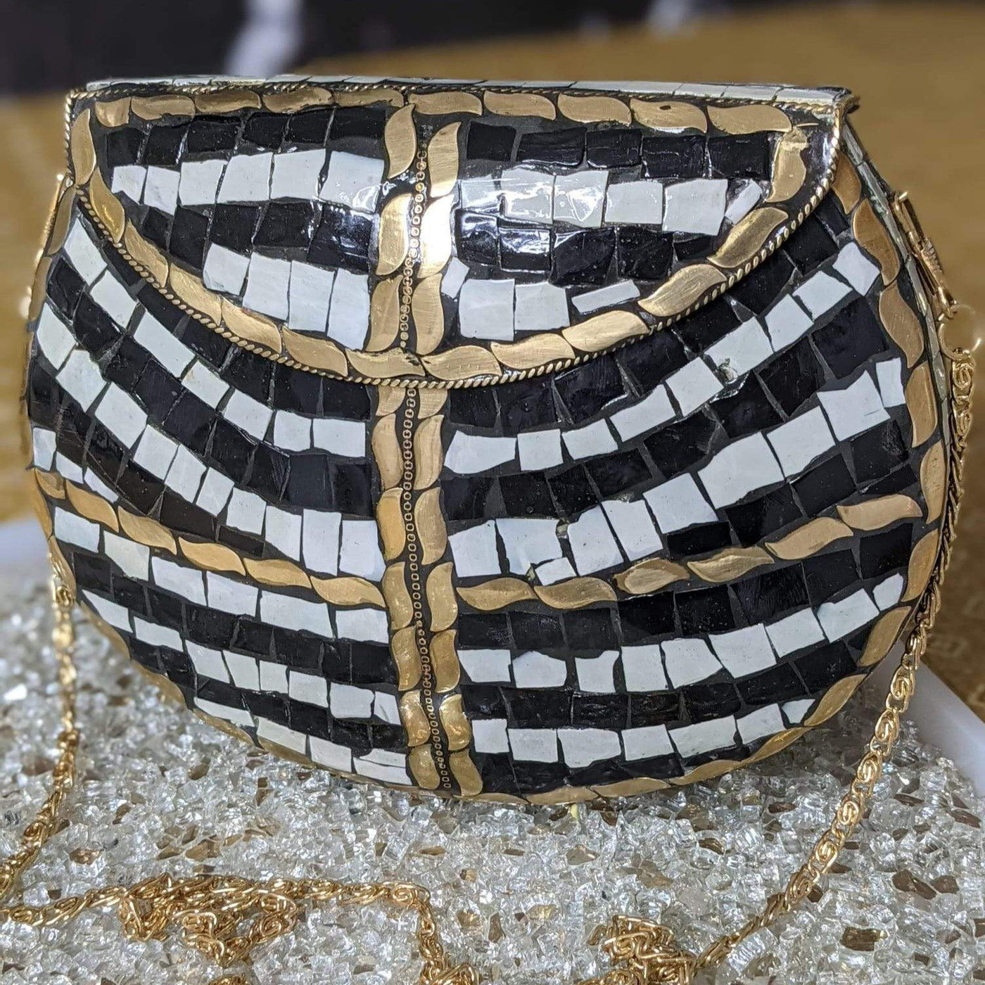 Mosaic Tile Clutch