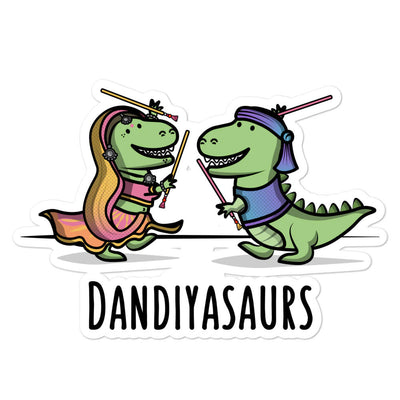 Dandiyasaurs - Garba Stickers