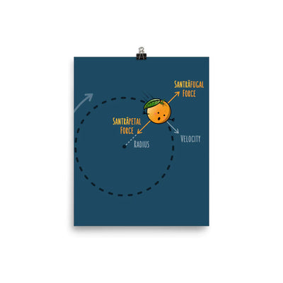 Santapetal Matte Print by The Cute Pista 