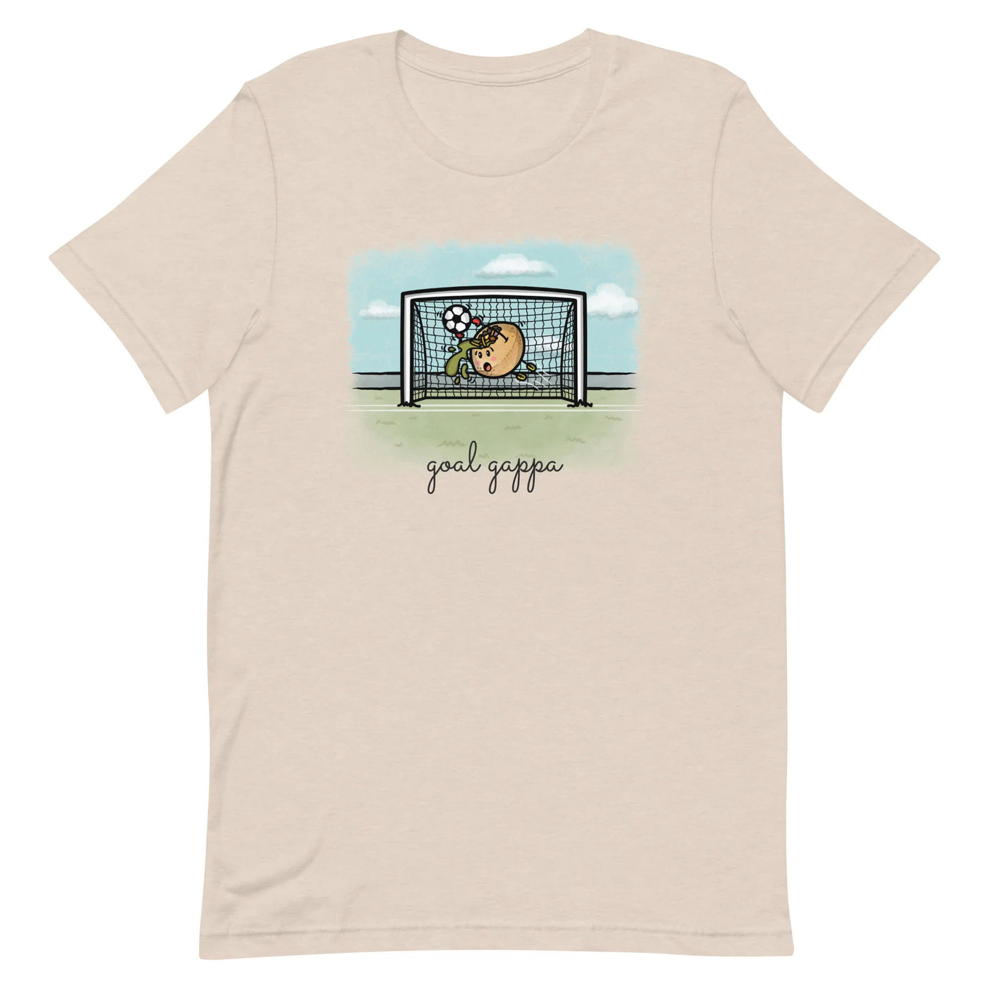 Goal Gappa Adult T-shirt by The Cute Pista 