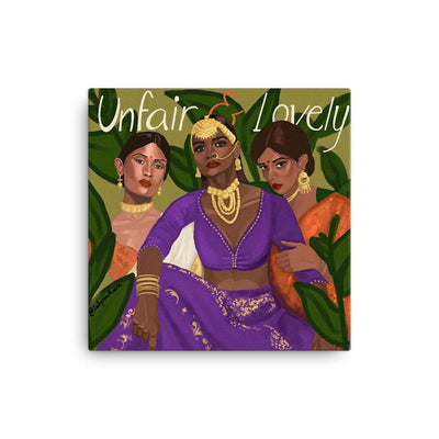 Unfair and Lovely Canvas by Labyrinthave