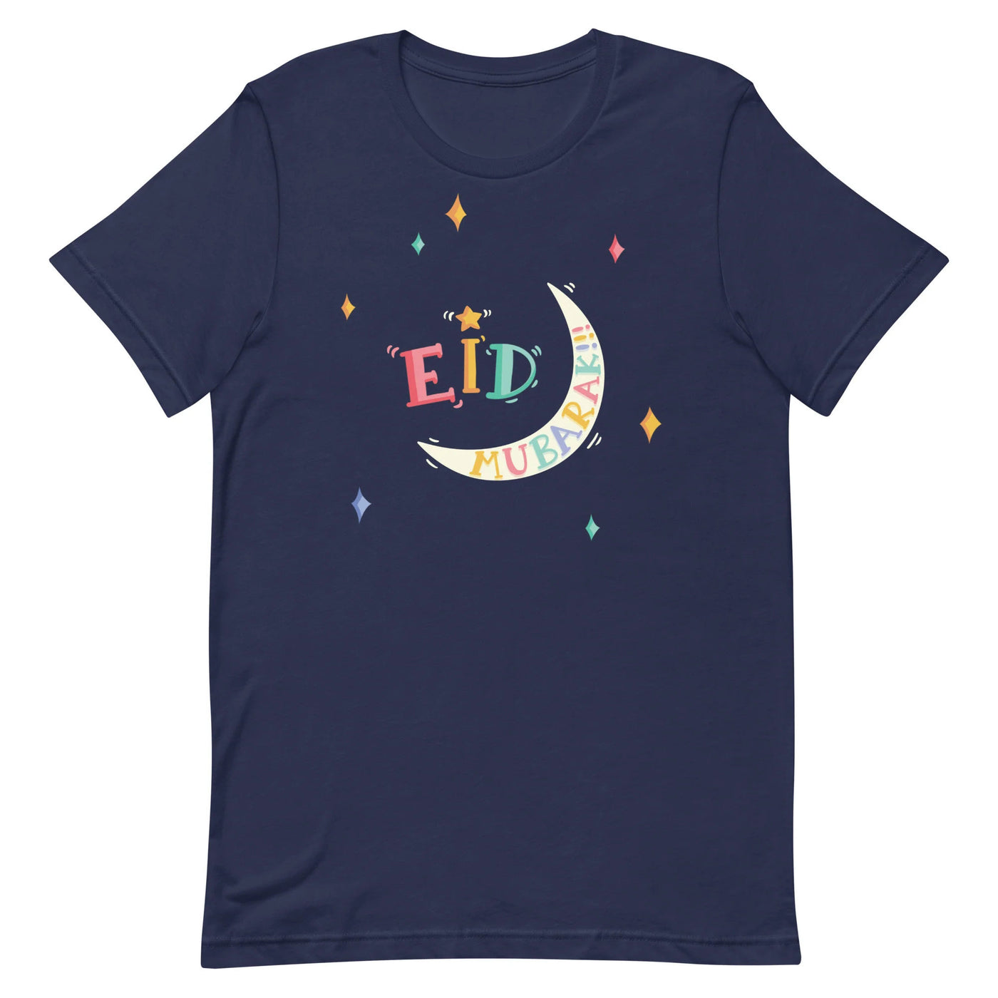 Eid Mubarak Adult T-shirt by The Cute Pista 