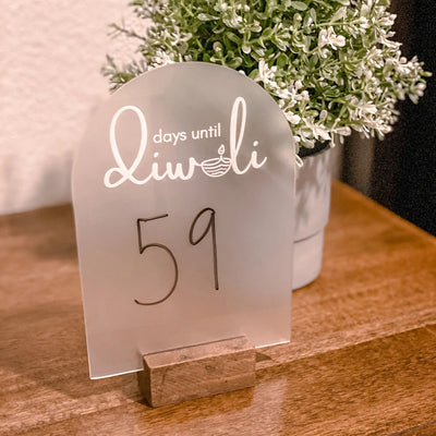 Diwali Countdown Dry Erase