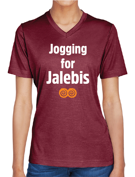 Jogging for Jalebis V-Neck
