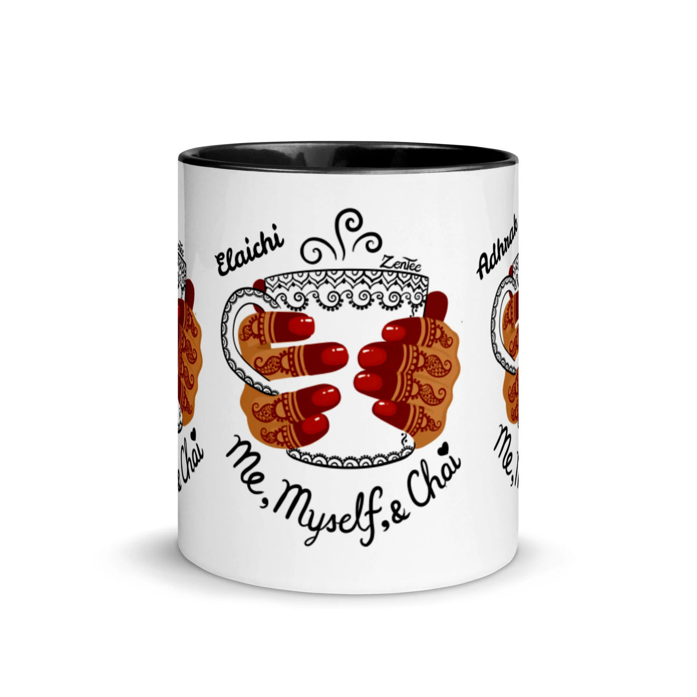 Me, Myself, & Chai - Mug with Color Inside