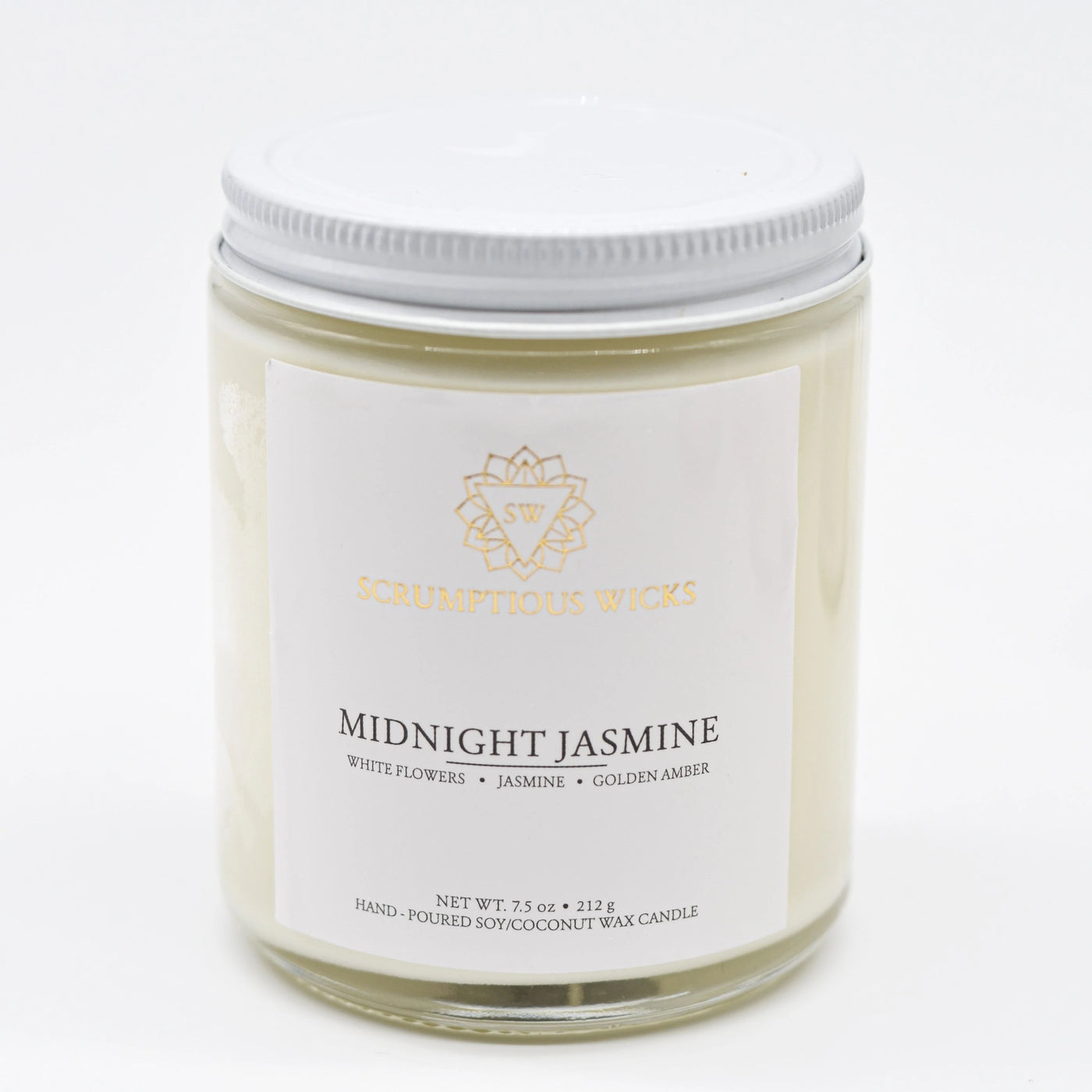 Midnight Jasmine Jar candle by Scrumptious Wicks