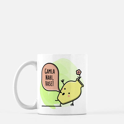 Gamla Nahi Vase  Mug by The Cute Pista