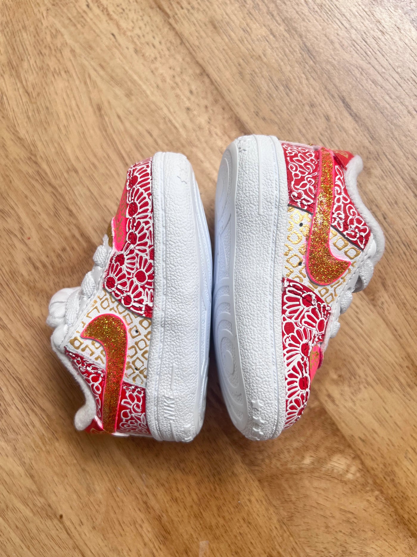 Custom Painted Baby Nike AF 1