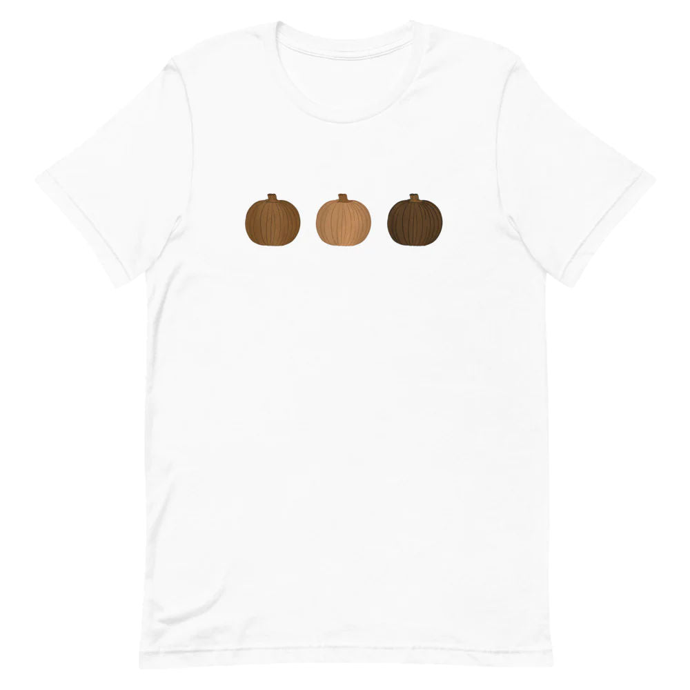 Shades of Brown Pumpkin T-Shirt