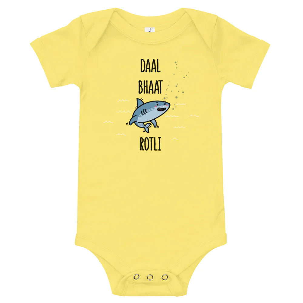 Daal Bhaat Shark Rotli - Baby Onesie