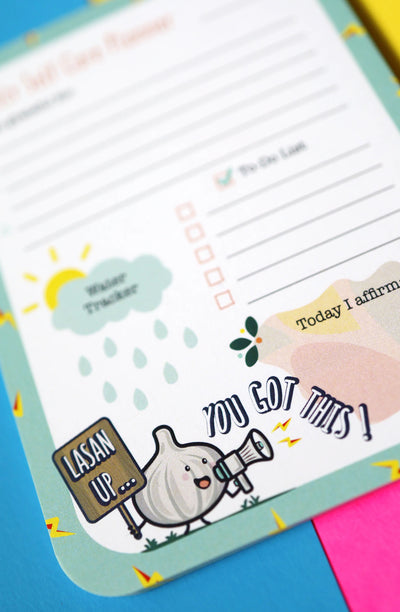 Daily Self Care Planner - Lasan Up!