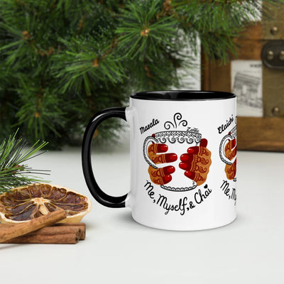 Me, Myself, & Chai - Mug with Color Inside