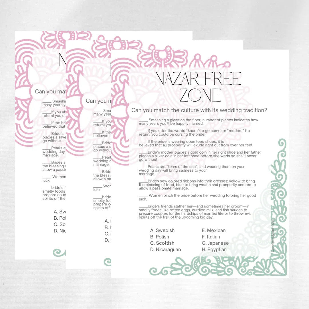 Nazar Free Zone Party Game