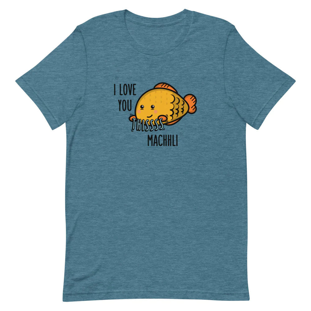 Machhli Adult T-shirt by The Cute Pista 