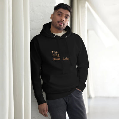 First South Asian hoodie by Amy Malkan