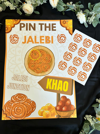 Pin the Jalebi- Asian Event Game