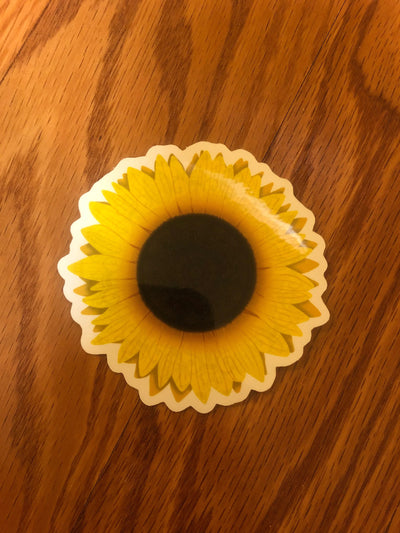 Sticker: Sunflower Mandala