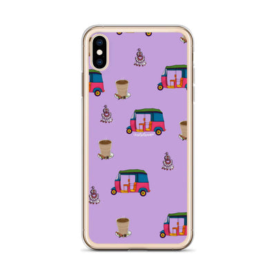 Auto, Earrings, and Chai Purple Phone Case: iPhone