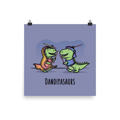 Dandiyasaurs Art Print by The Cute Pista