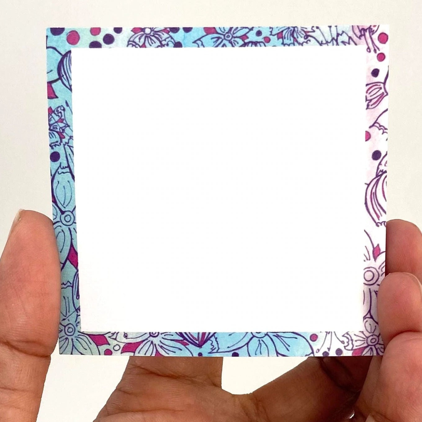Blue Pink sticky notes by Laksh Sarkar Creations