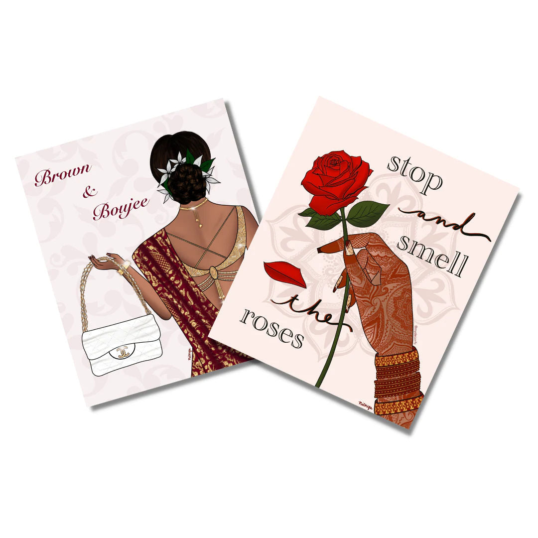 Brown Girl Print Set By MyDecorify