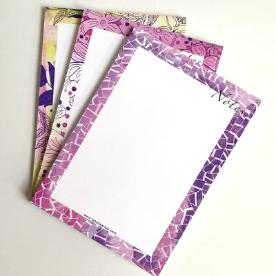 Purple notepad set by Laksh Sarkar Creations