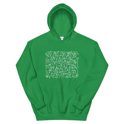 Line Drawing Hoodie By Art With Manasi