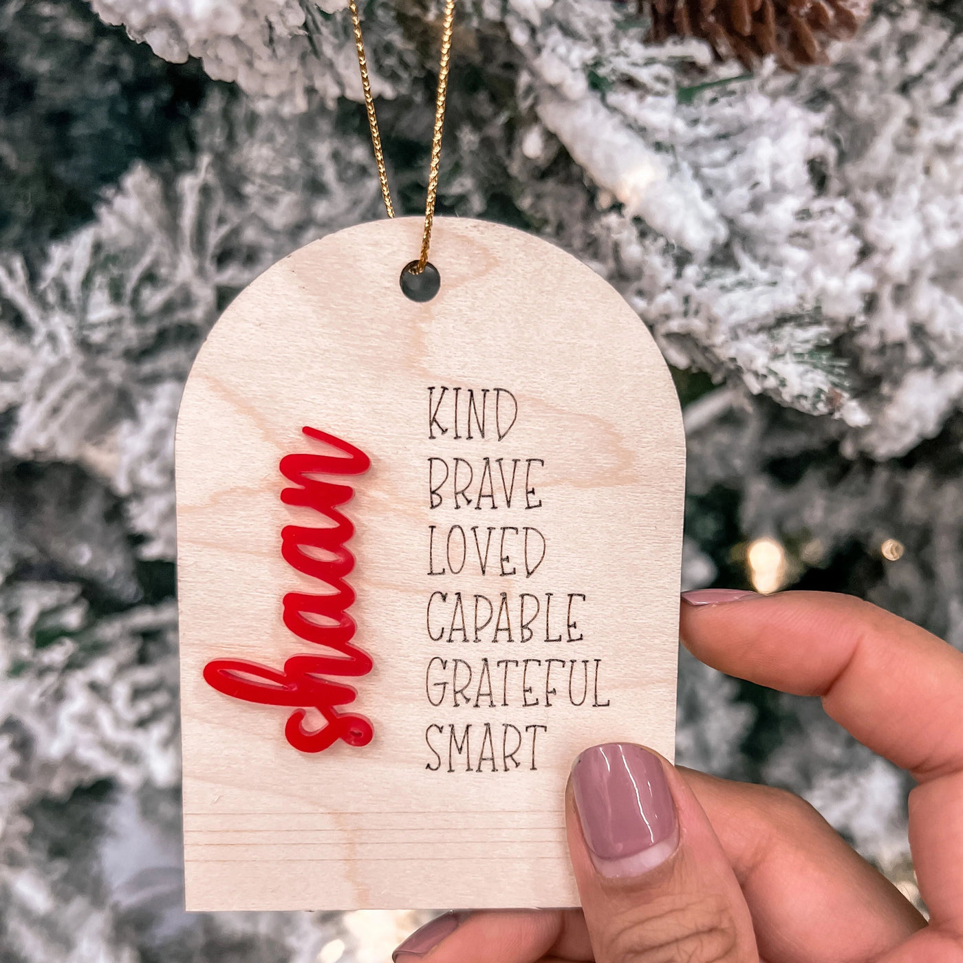 Affirmation Ornament by Bhaasha Basics 