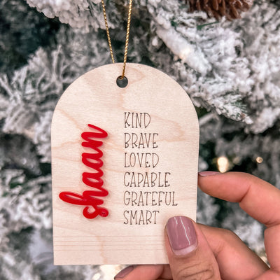 Affirmation Ornament by Bhaasha Basics 