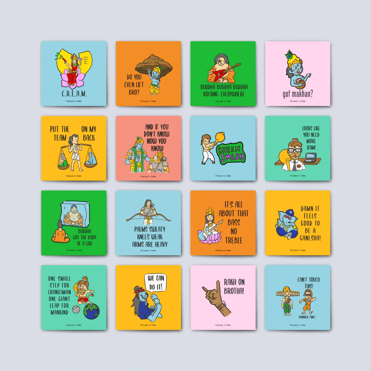 Meme Tiles Print Set