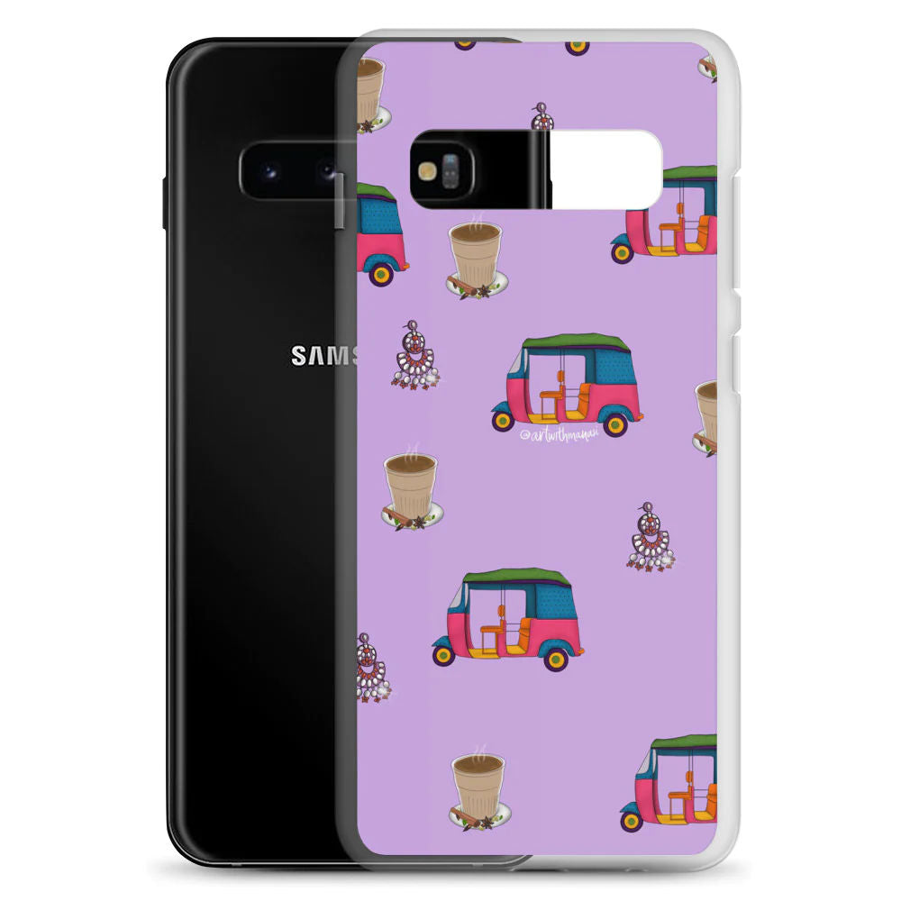 Auto, Earrings, and Chai Purple Phone Case: Samsung