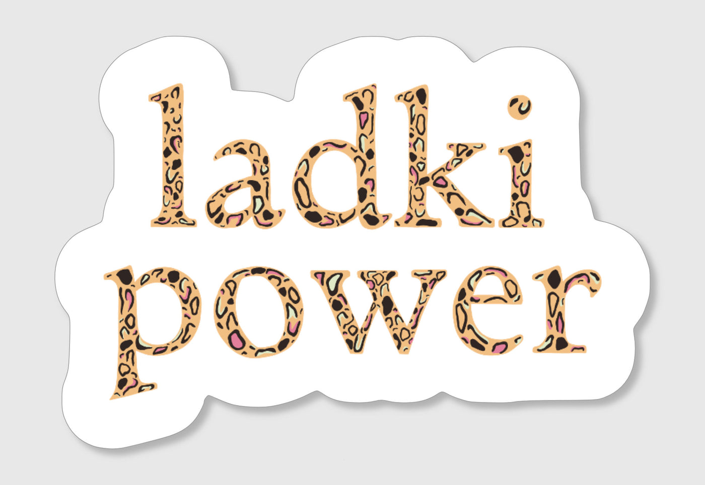 Ladki Power Sticker by Jatinder Creates 