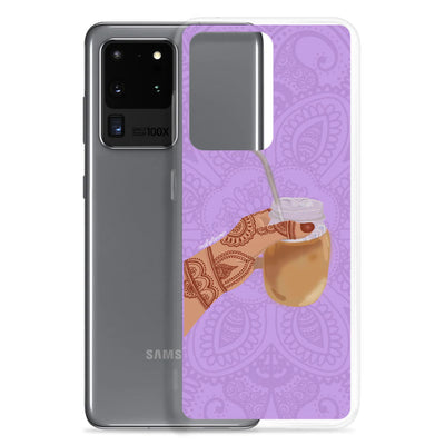Iced Coffee Mendhi Hands Phone Case: Samsung