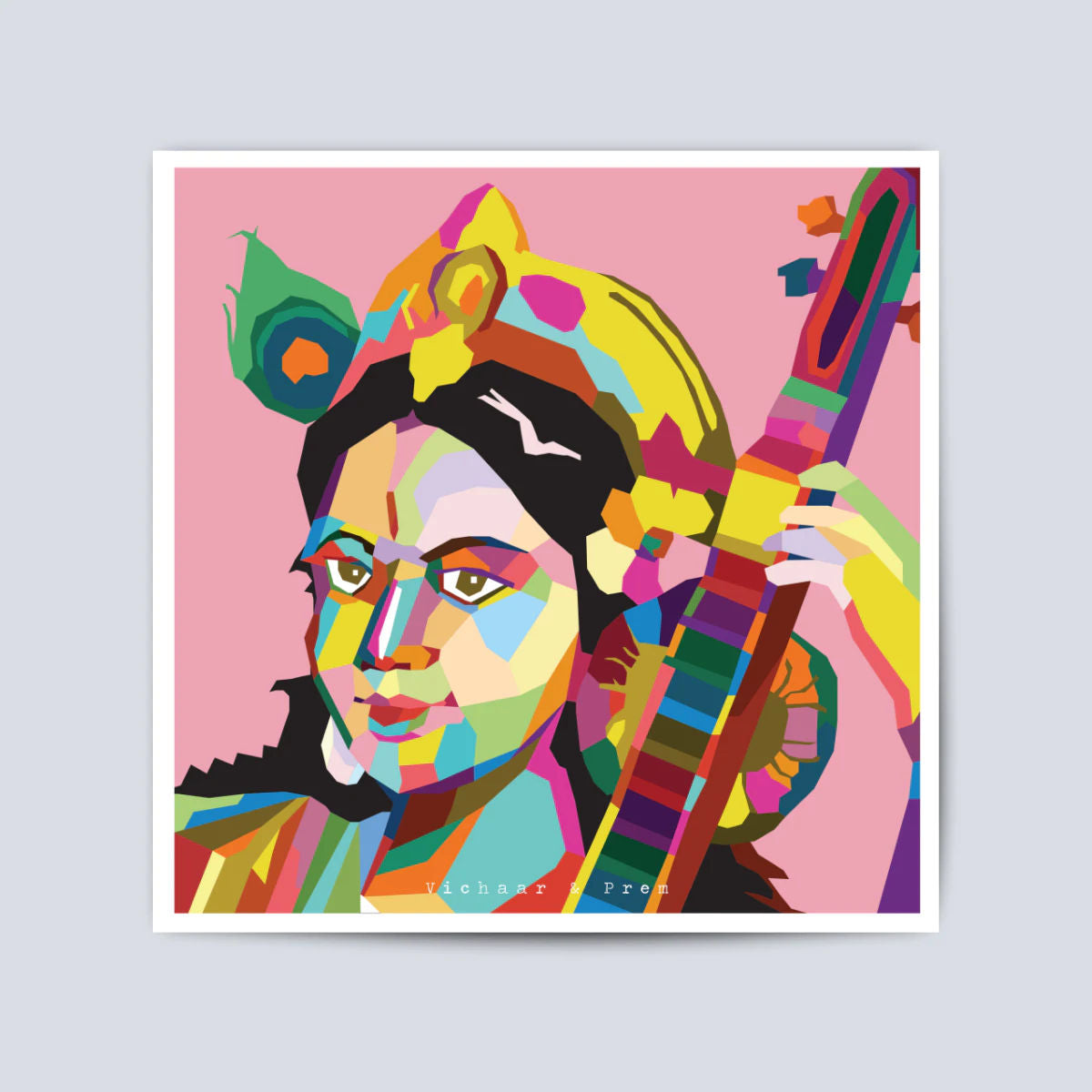 Saraswati Pop Art Poster Print