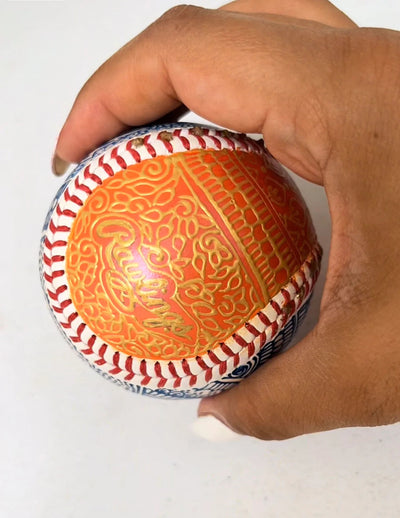 Hand Painted Official MLB Baseball