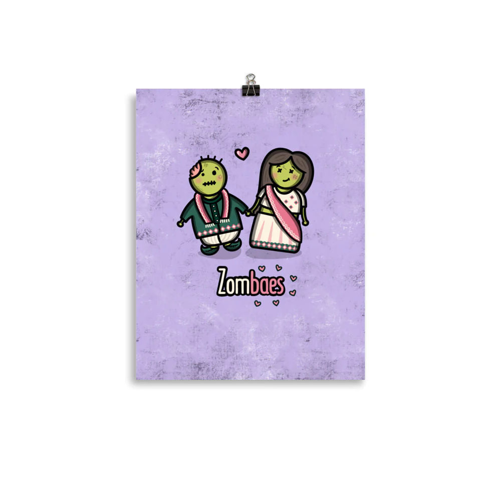 Zombaes Art Print by The Cute Pista 