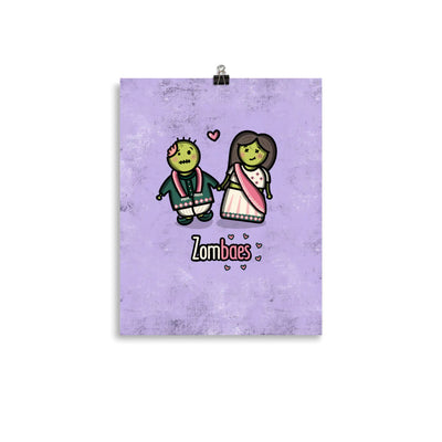 Zombaes Art Print by The Cute Pista 