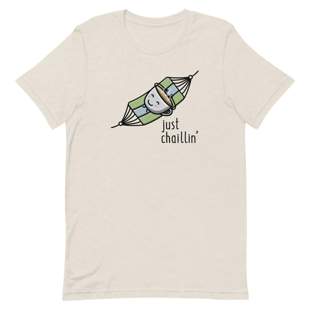Just Chaillin Adult T-shirt by The Cute Pista 